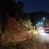 Landslide on Mumbra bypass road