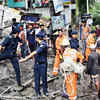 ​NDRF teams carry out search and relief operation
