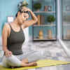 Seated spinal twist asana
