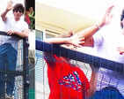 Pictures of Shah Rukh Khan and AbRam greeting fans go viral; netizens call it ‘Perfect Eidi’