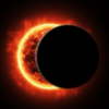 The Chinese legend of dragon swallowing the sun