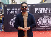 Kamal Haasan attends the press conference of his film 'Vikram'