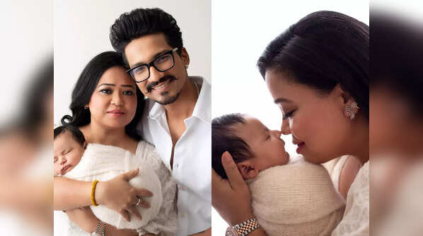 Bharti Singh and husband Haarsh introduce their son 'Gola' aka Laksh to the world; see adorable new photos