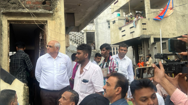 Gujarat CM Bhupendra Patel meets flood-affected people