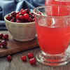 Cranberry juice can also help