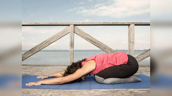 Prasarita Balasana (Wide child pose)