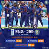 England are all out for 259 in 45.5 overs