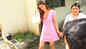 Kriti Sanon dazzles in pink mini dress minimal makeup and white shoes