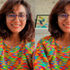 Sriti Jha knits a beautiful sweater for herself