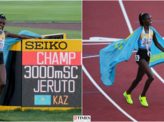 World Athletics Championships 2022: Kazakhstan's Norah Jeruto wins women's steeplechase gold, see pictures