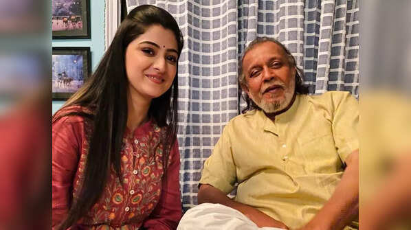 With Mithun Chakraborty