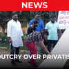 Article image for: Visakhapatnam: Youth protest against port stadium's privatisation