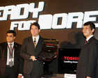 Launch of Toshiba's new laptop and LCD TV