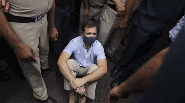 Rahul Gandhi detained