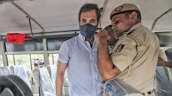 Rahul Gandhi detained