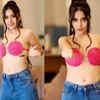 Sporting risque bralettes
