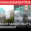 Article image for: Mumbai: ED officials at <i class="tbold">shiv sena mp</i> Sanjay Raut's residence after he skips summons twice