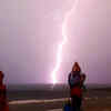 Rain and thunder
