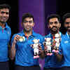 Men's TT team retained CWG title