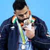 Third CWG and third medal for Thakur
