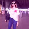 Article image for: Manushi Chhillar dons an oversized white tee and bell bottom jeans, completes her look with black sunglasses