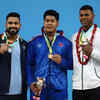 Article image for: Vikas Thakur strikes weightlifting <i class="tbold">silver medal</i> at CWG 2022, see pictures from winning moment