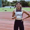 Athletics: The women's 100m Hurdles - Round 1 - Heat 2 featuring India's Jyothi Yarraji is underway