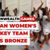 Article image for: CWG 2022: Indian women's hockey team celebrates their victory after winning <i class="tbold">bronze medal</i>