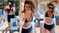 Priyanka Chopra flaunts her envious figure in a black and white bikini, enjoys pool day with Nick Jonas and baby Malti Marie Chopra Jonas