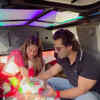 Article image for: <i class="tbold">cake cutting</i> in the limousine