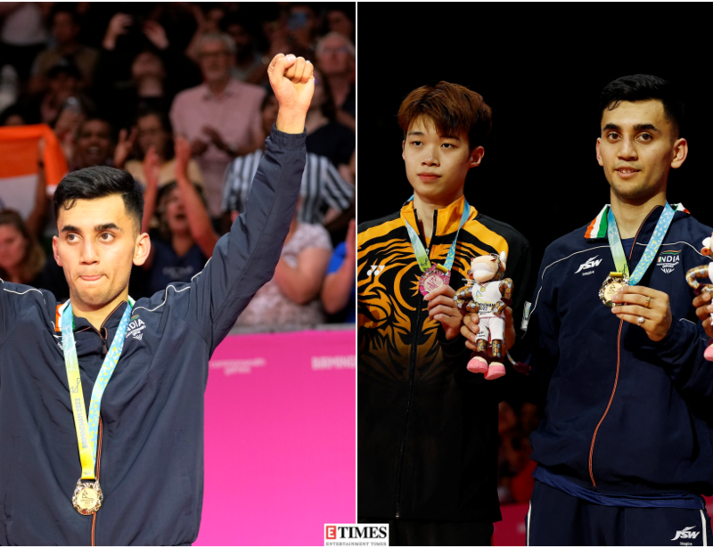 CWG 2022: Lakshya Sen scripts sensational gold medal win in epic singles badminton finale, see pictures