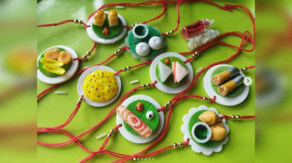 This Raksha Bandhan tie a unique foodie thread made with love
