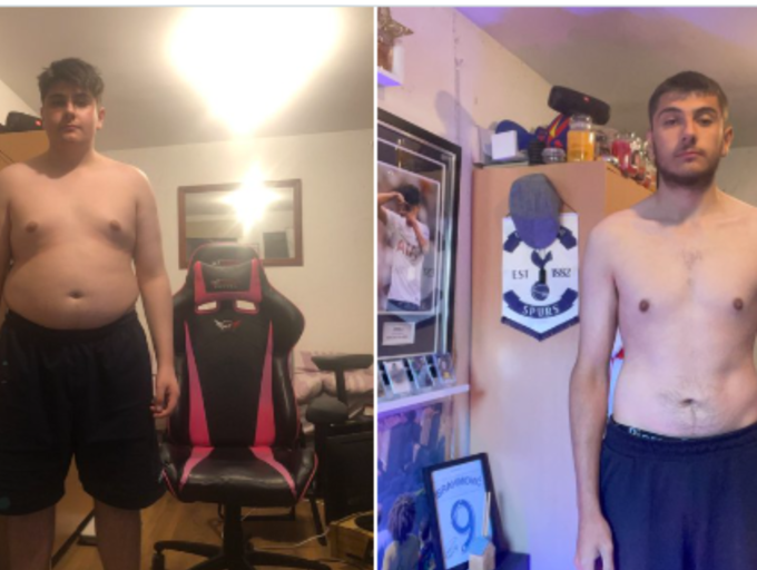 YouTuber claims to have lost 68 pounds or close to 31 kilos in 2 years! 