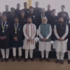 Article image for: PM Modi meets CWG 2022 contingent at his residence