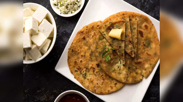 Keto paneer paratha