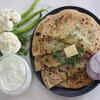 Cauliflower onion paratha