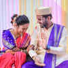 Article image for: <i class="tbold">pratiksha</i> Shiwankar-Abhishek Salunkhe's wedding pictures