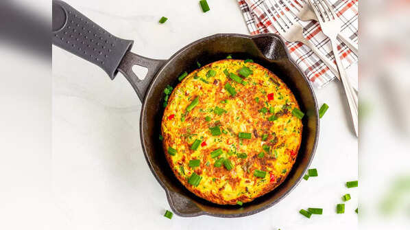 Stuffed omelette for vitamin K