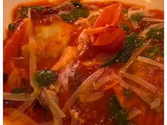 Ricotta and Spinach Ravioli in Tomato Sauce