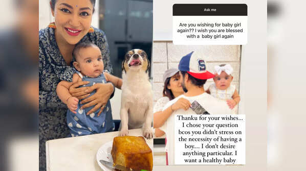 On if she is wishing another baby girl
