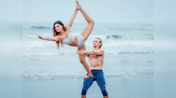 Aashka Goradia teaches Yoga in Goa
