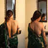 Turning heads in a gorgeous Benarasi