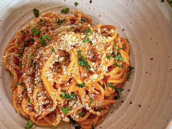 Vegan Creamy Spaghetti