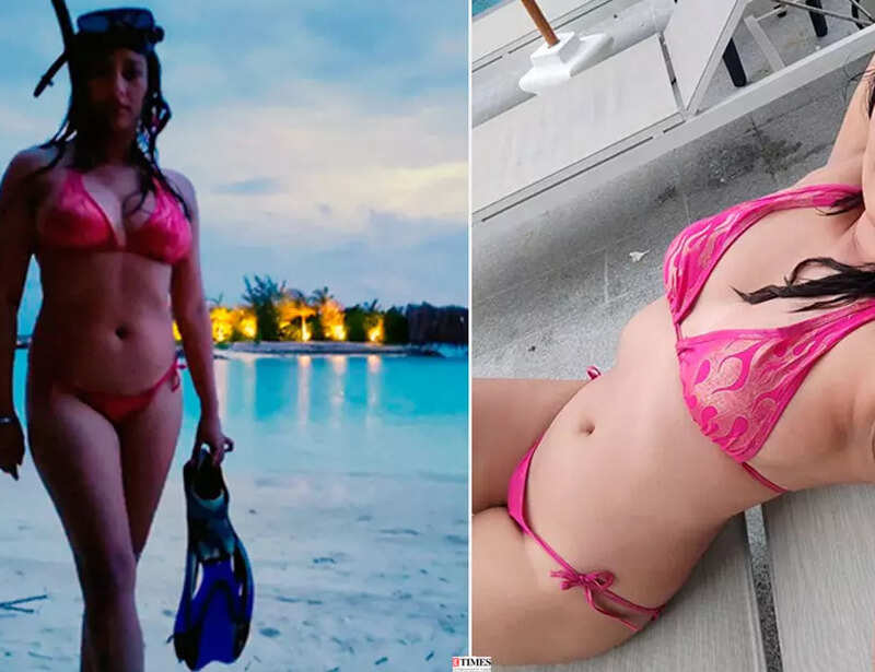 Bikini-clad Niharica Raizada&rsquo;s Maldives vacation is all about sun, sand and beach!