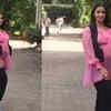 Article image for: Wow! Alia Bhatt looks cute in this pink crepe top, actress flaunts her baby bump as she steps out with Ranbir Kapoor to promote 'Brahmastra'