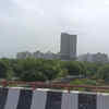 A view of Twin Towers from Jaypee flyover where media has been given space