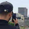 Dwellers of Gheja village near Sector-93 already at their roof to view the demolition of Twin Towers