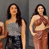 Article image for: Rakul Preet Singh and <i class="tbold">zara khan</i> make heads turn in leather outfits