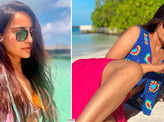 Surbhi Jyoti floods social media with breathtaking moments from her Maldives vacation