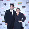 Vidya Balan twins in black with her husband Siddharth Roy Kapur as they grace the red carpet of the 67th Wolf777news Filmfare Awards 2022